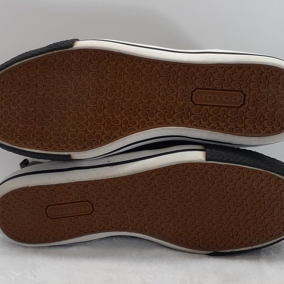 Coach Signature Franca Hi-Top Sneakers - Picture 8 of 11